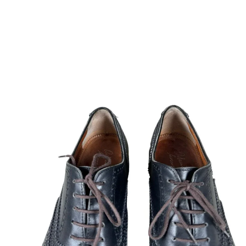 Antonio Maurizi Men's Leather Wingtip Oxford Dress Shoes‎ Size 43 / US 9.5-10